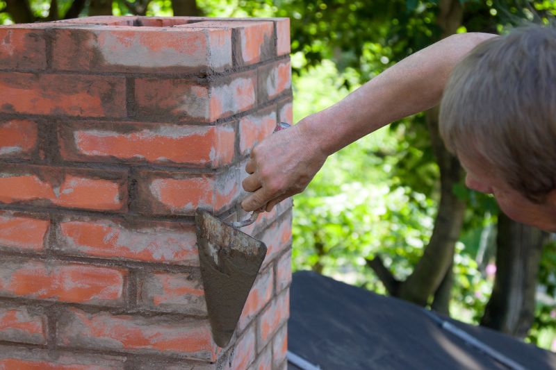 Brick Fireplace Construction