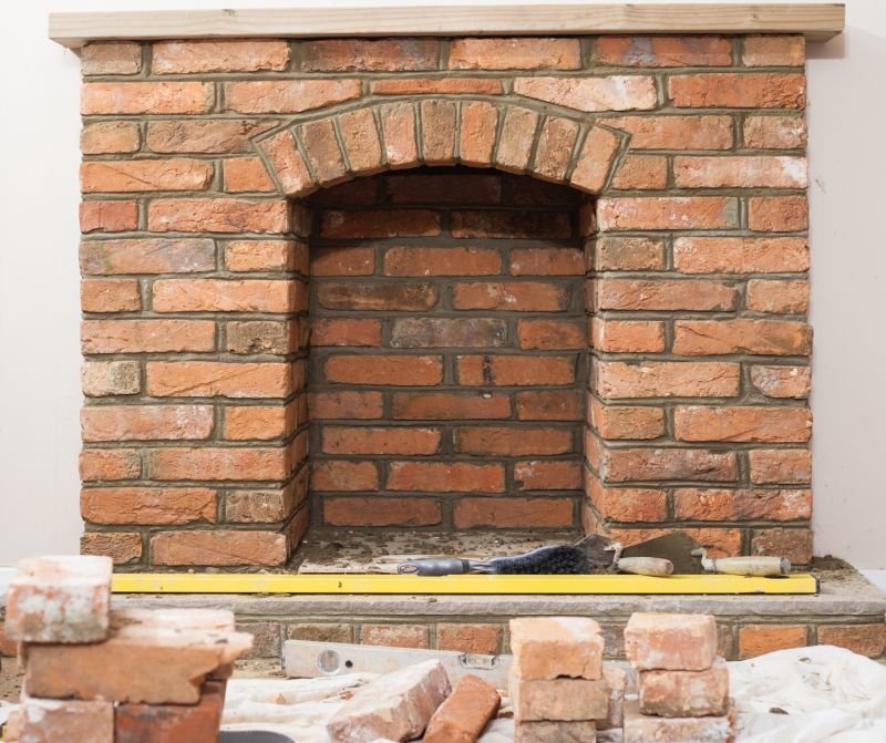 Brick Fireplace Detail